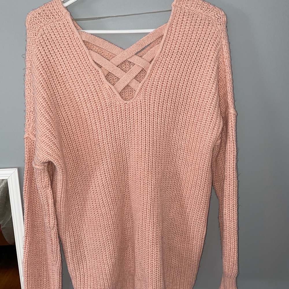 Oversized Pink Sweater